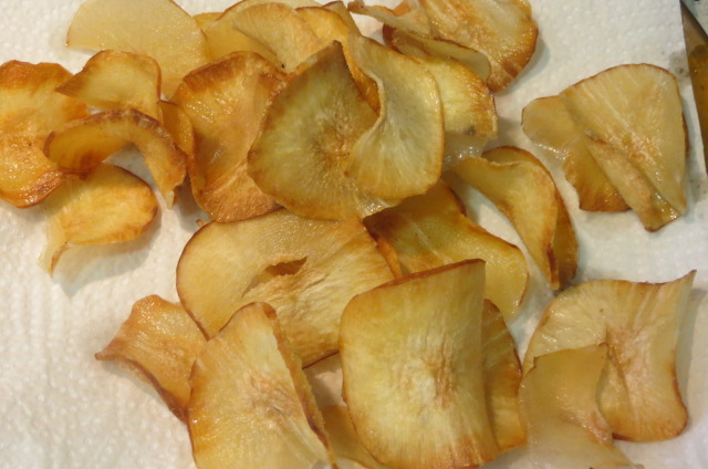 chips de yuca acabados