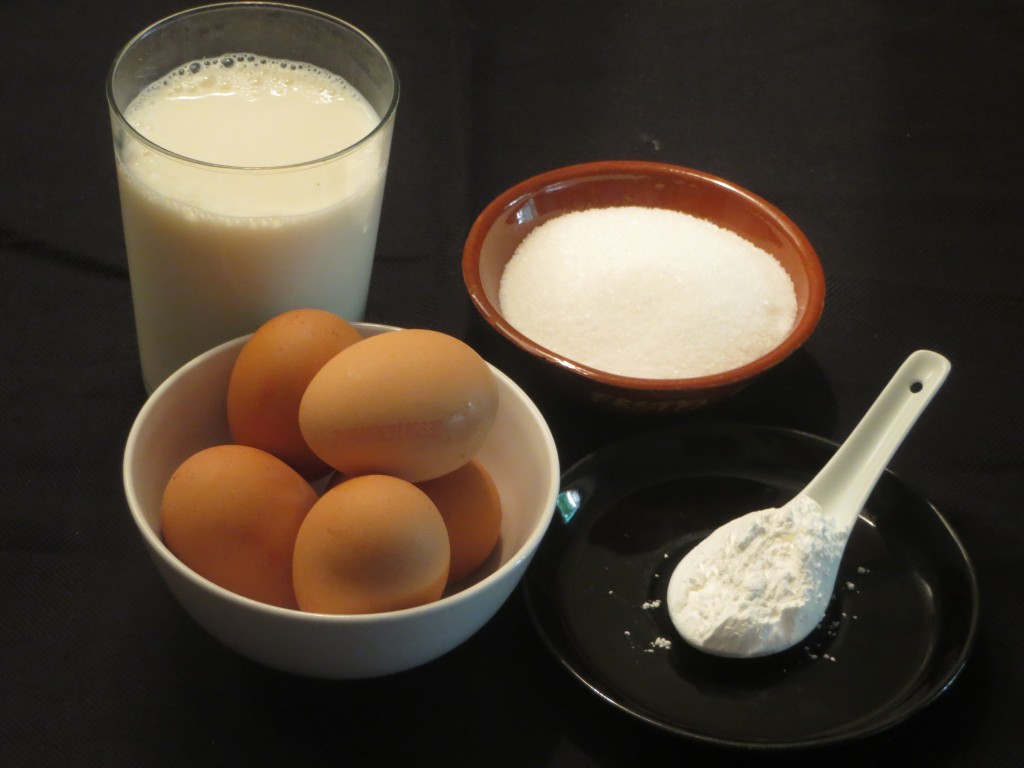 ingredientes preparación crema inglesa