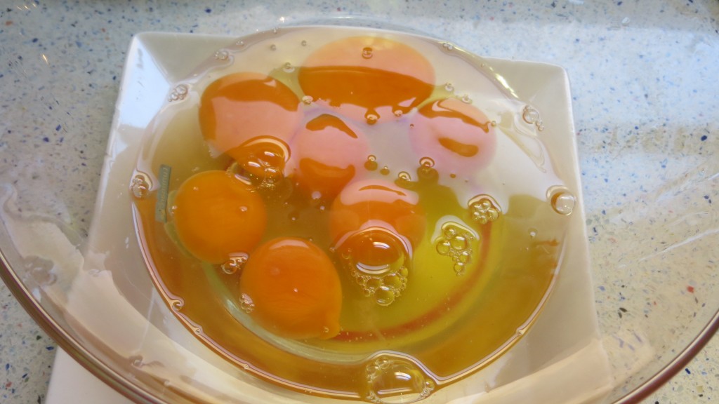 huevos en el bol