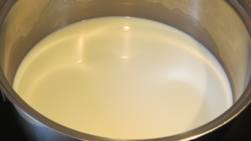leche de la cocción reservada