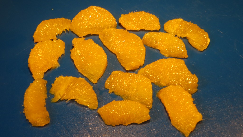 gajos de naranja