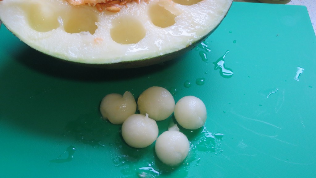 bolas de melón 