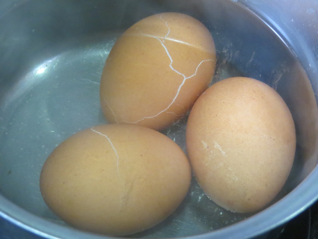 huevos duros cocidos