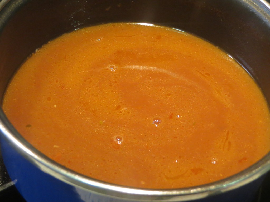 salsa de trufa acabada de cocer