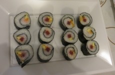 maki sushi de atún