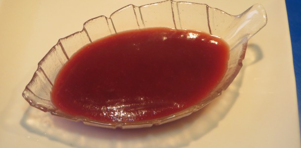 salsa de arándanos