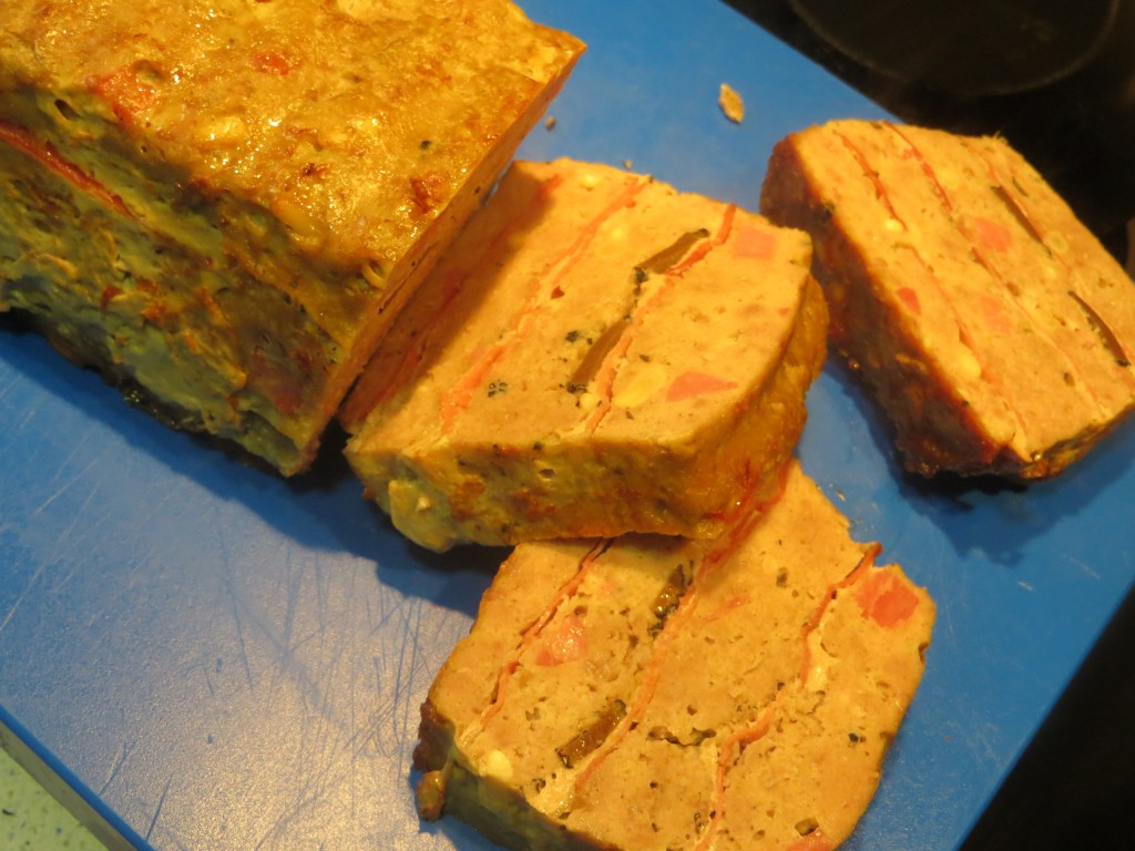 lonchas de pastel de carne con jamón y trufa