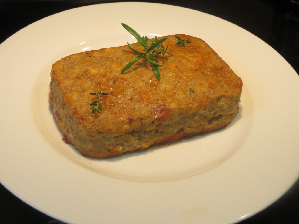 pastel de carne con jamón y trufa