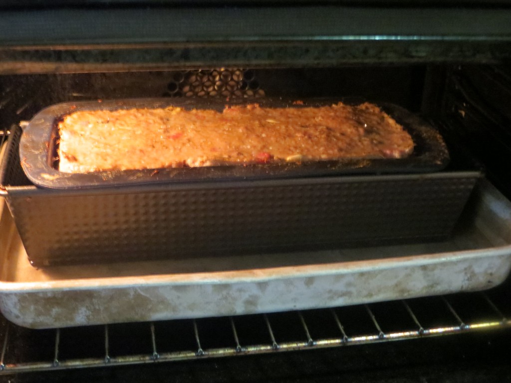 pastel de carne con jamón y trufa, en el horno
