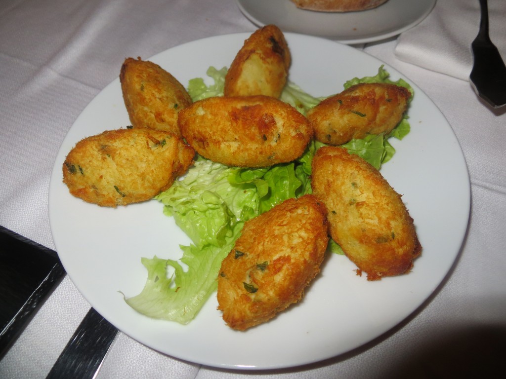 buñuelos de bacalao del Café-Restaurante Luso